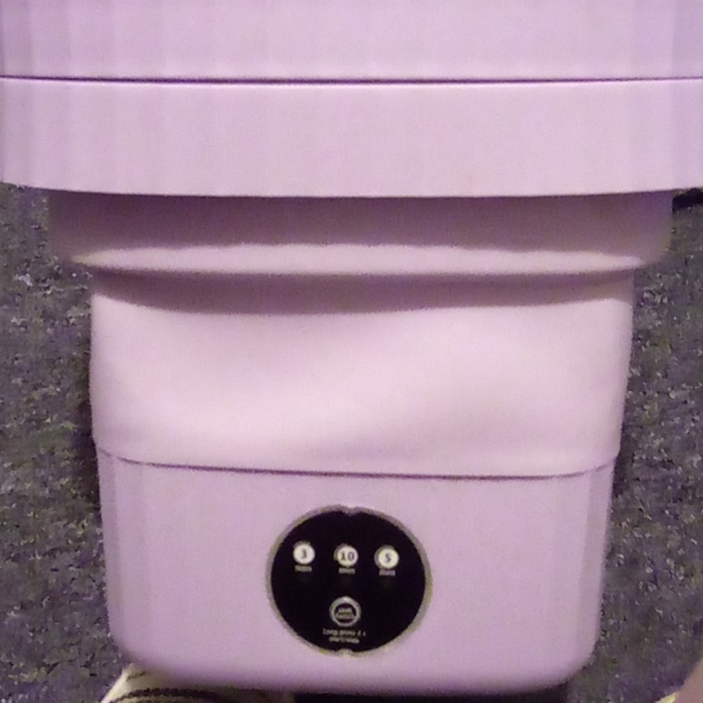 mini washer The load capacity wasn't as large as I thought when I bought it 15l